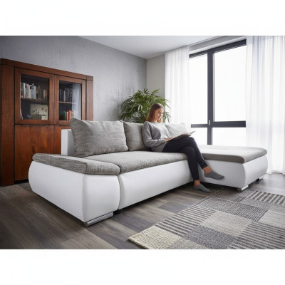 Canapé d'angle design Fonction de lit Canapé Nouveau Rembourrage Canapés Canapés en textile Canapés Sofa
