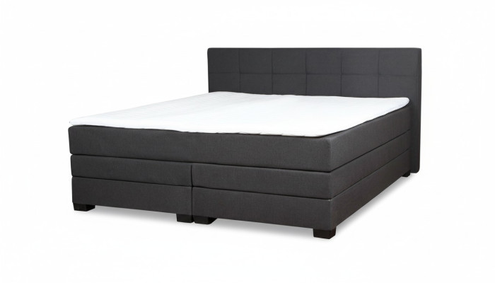Lits Boxspring vintage Lit rembourré Lit en bois Lit double de l'hôtel de mariage