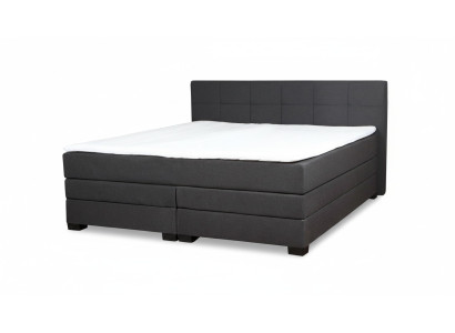Lits Boxspring vintage Lit rembourré Lit en bois Lit double de l'hôtel de mariage