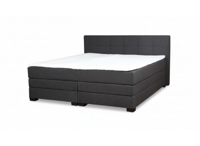 Lits Boxspring vintage Lit rembourré Lit en bois Lit double de l'hôtel de mariage