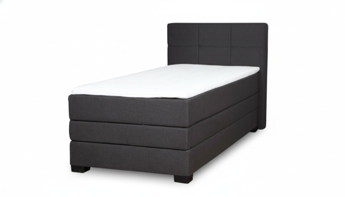 Lit Boxspring Lits d'hôtel 90x200cm Base de lit complète incl. Surmatelas