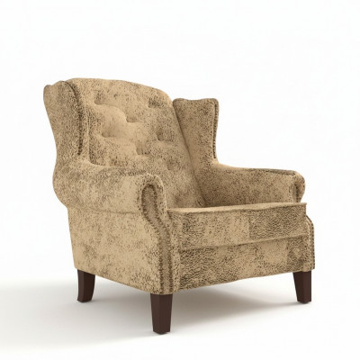 Fauteuil à ailes Lounge TV Club Tapisserie Fauteuil Design Canapé Sofa