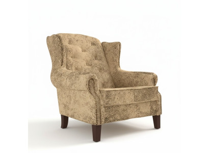 Fauteuil à ailes Lounge TV Club Tapisserie Fauteuil Design Canapé Sofa