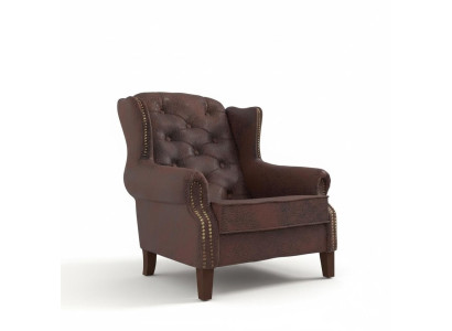 Fauteuil design en cuir de luxe pour la télévision, canapé relax 1 place, salon club