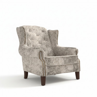 Fauteuil de salon à ailes, fauteuil de lounge, fauteuil cocktail, fauteuil de bar, canapé en cuir design