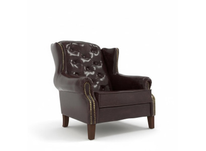 Fauteuil design en cuir de luxe pour la télévision Canapé Relax 1 place Salon Club