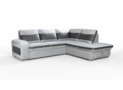 Canapé d'angle Choix Cuir Tissu Rembourrage Textile Lit Kasten Canapé Coin Sofa d'angle