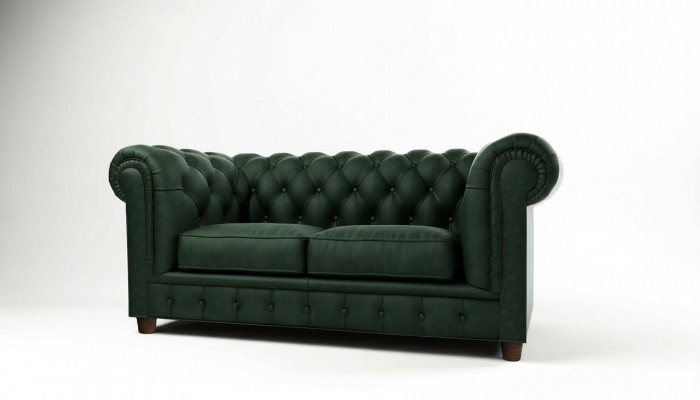 Chesterfield Luxe 2 places Canapé Tissu Canapé Suite Chesterfield neuf