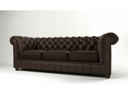 Canapé Chesterfield classique 3 places Canapés Canapés Rembourrage Trois places