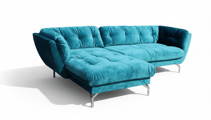 Canapé d'angle Canapé en forme de L Sofa Design Canapés Rembourrage Textile nouvel Ensemble d'angle