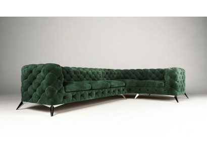 Chesterfield Design Canapé d'angle Canapé Canapés Canapés Rembourrage Ensemble d'angle
