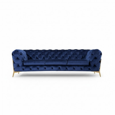 Ensemble de canapé Chesterfield, canapé, canapé rembourré 3 places 2 places 1 place Canapés en cuir ou en tissu neufs