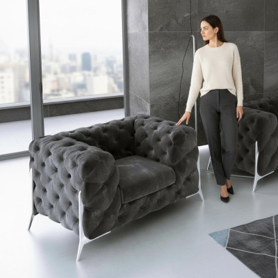 Salon de luxe TV Club Rembourrage Fauteuil design Décoratif Canapé Sofa