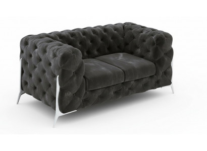 Canapé Chesterfield 2 places Tissu Siège Rembourré Tissu Canapés Canapés en cuir Sofa