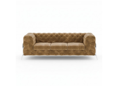 Chesterfield Trois Places Confortable Designer Salon Canapé 3 Places
