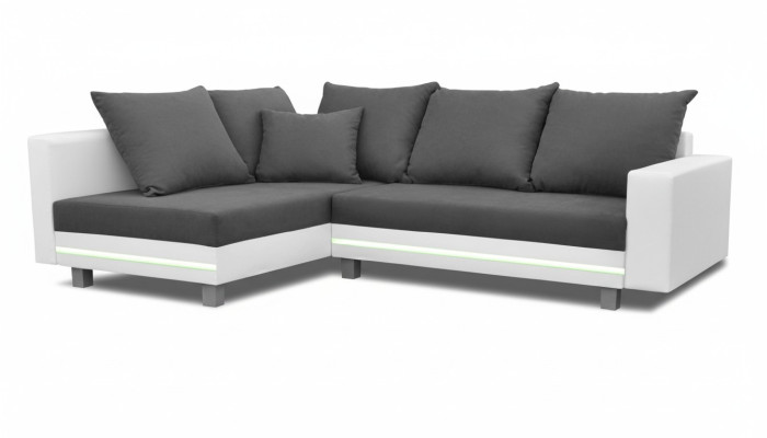 Canapé d'angle Canapé d'angle Salon Canapé Canapé en forme de L Rembourrage Canapés Cuir Design