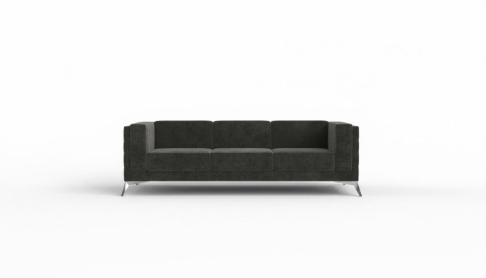 Canapé d'angle Chesterfield en forme de L en tissu, design de canapé rembourré, siège en tissu de canapé d'angle nouveau