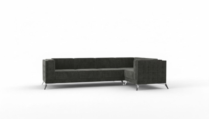 Canapé d'angle canapé Chesterfield canapé rembourré canapé canapé salon décoration paysage en forme de L