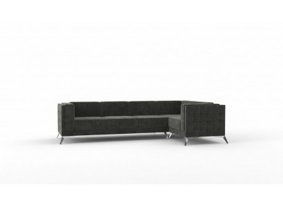 Canapé d'angle canapé Chesterfield canapé rembourré canapé canapé salon décoration paysage en forme de L