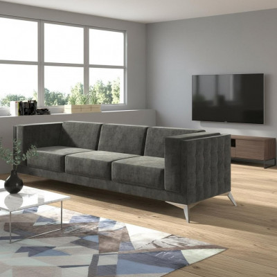 Canapé design 3 places Chesterfield Canapé rembourré Canapés Canapé design Trois places nouveau
