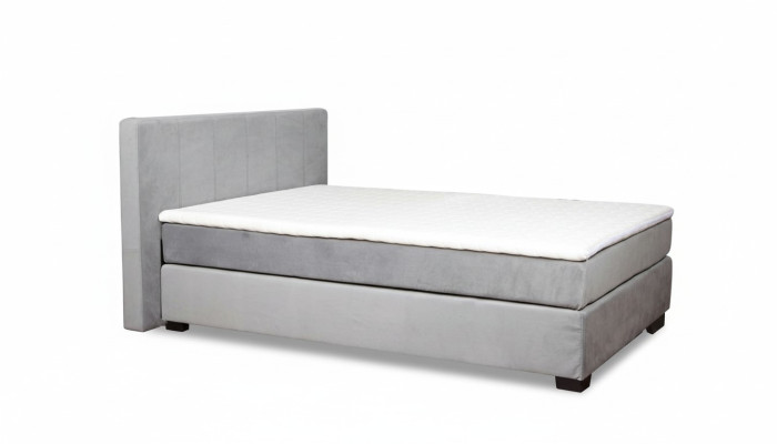 Design élégant lit lits lit rembourré lit double sommier tapissier 140x200cm