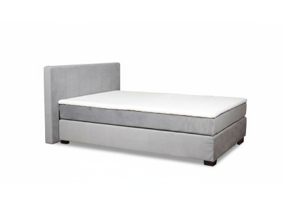 Design élégant lit lits lit rembourré lit double sommier tapissier 140x200cm