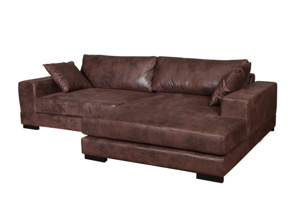 Grand canapé d'angle de canapé de canapé vintage xxl Ensemble de coins Upholstery Corner Suite Paysage vivant