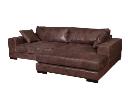 Grand canapé d'angle de canapé de canapé vintage xxl Ensemble de coins Upholstery Corner Suite Paysage vivant