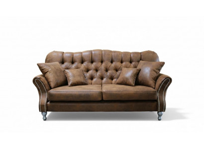 Canapé Canapé Rembourrage 3 Places Canapés En Cuir Canapés Siège Design Chesterfield
