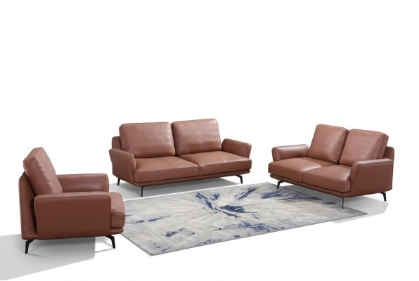 Ensemble de canapé 3 places + 2 places en cuir Canapé Canapé Salon suite paysage design moderne