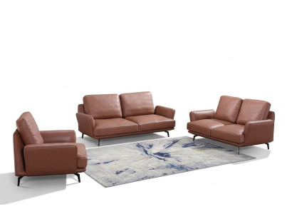 Ensemble de canapé 3 places + 2 places en cuir Canapé Canapé Salon suite paysage design moderne