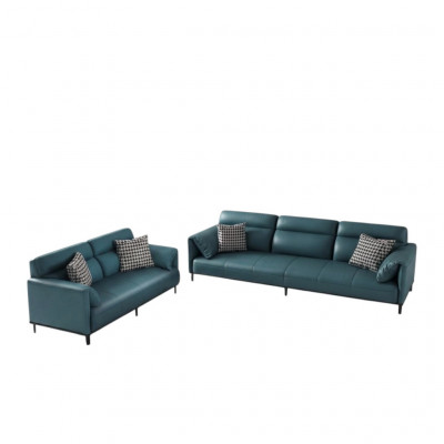 Canapé 3 places, canapé en cuir, canapé, suite pour salon, design moderne, siège