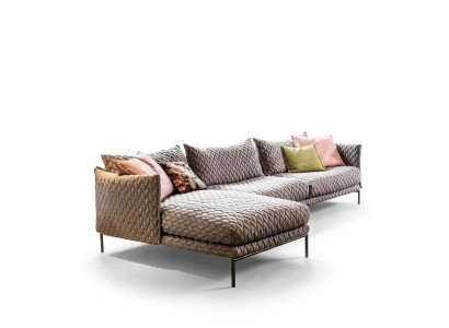 Canapé d'angle en L Canapé Canapé d'angle Salon Suite Design Moderne Canapé Tissu Textile neuf