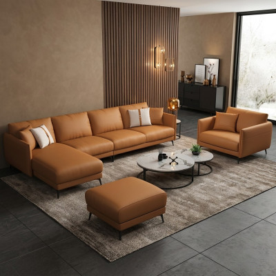 Paysage vivant Suite Design Canapés modernes Canapé d'angle moderne Canapé en cuir Canapé neuf
