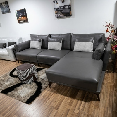Coin Canapé d'angle en L-forme Paysage de vie Canapé canapé Suite rembourrée Canapé tissu Canapé cuir Sofas