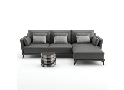 Coin Canapé d'angle en L-forme Paysage de vie Canapé canapé Suite rembourrée Canapé tissu Canapé cuir Sofas