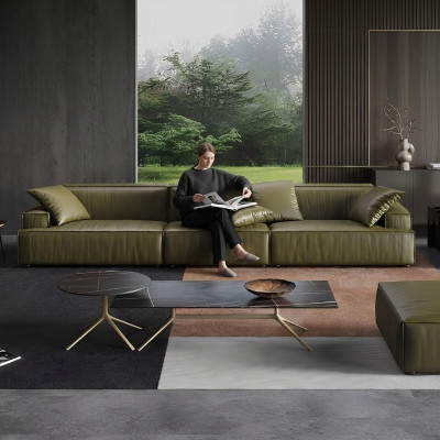 Canapé en cuir 6 places canapé xxl grand canapé canapé lümmel ensembles de canapés sofas canapés