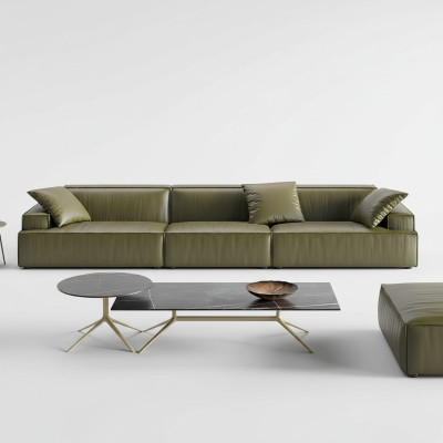 Canapé en cuir 6 places canapé xxl grand canapé canapé lümmel ensembles de canapés sofas canapés