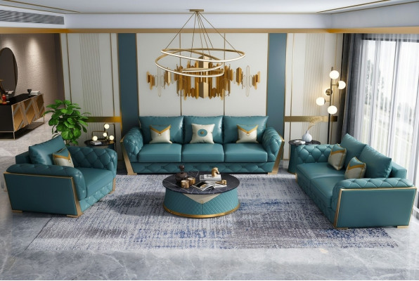 Canapé design trois places Canapé trois places Canapés Tissu de sofa Suite de canapés