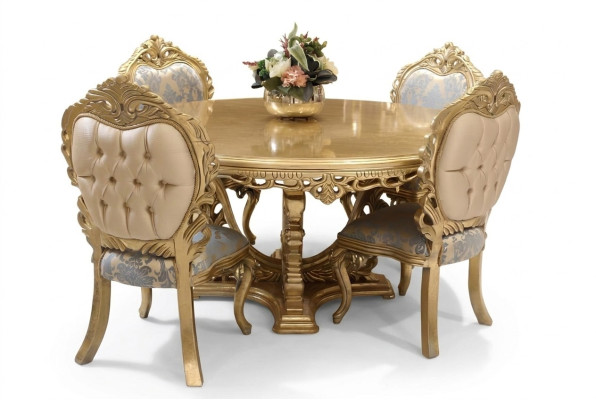 Ensemble de salle à manger 7 pièces. Table à manger + 6x chaises designer Ensemble de chaises en bois Mobilier neuf