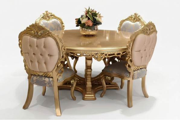 Suite 6 chaises ensemble Salle à manger Designer Chaise en bois Style antique Chaises de luxe nouvelles