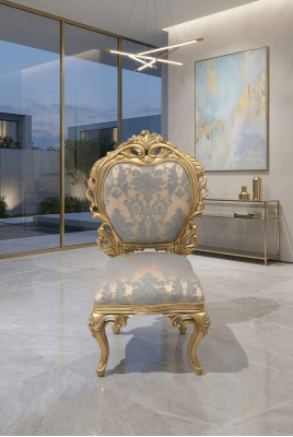 Chaise Siège Tapisserie Chaises de salle à manger Chaises moderne de luxe Chesterfield Mobilier nouveau