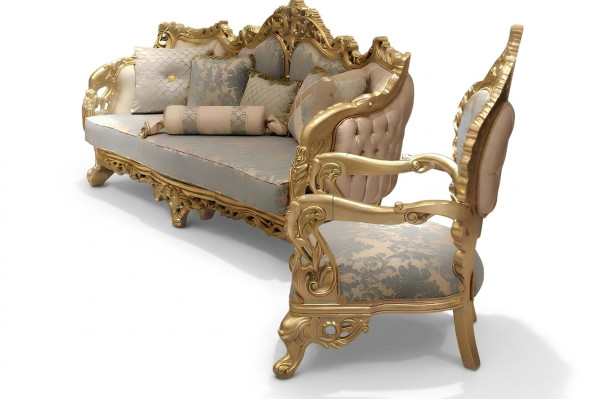 Ensemble de canapés classiques 3+3+Fauteuil relax Chesterfield Fauteuil canapé mobilier nouveau