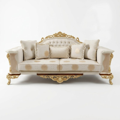 Canapé design trois places Canapés trois places tissu Chesterfield Canapé trois places tissu neuf