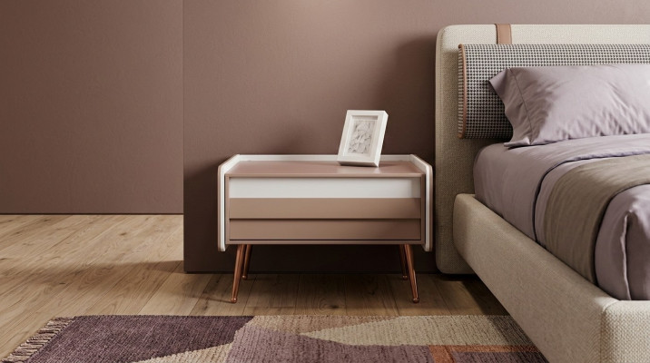 Table de chevet design Console Latérale Chambre de luxe Consoles Tables Bois