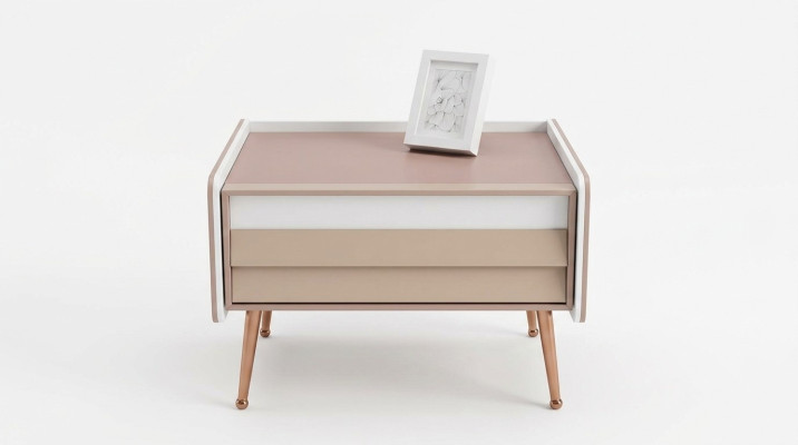 Table de chevet design Console Latérale Chambre de luxe Consoles Tables Bois