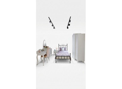 Salle de jeux pour enfants Ensemble complet de chambre de jeunes Armoire Commode Bureau neuf