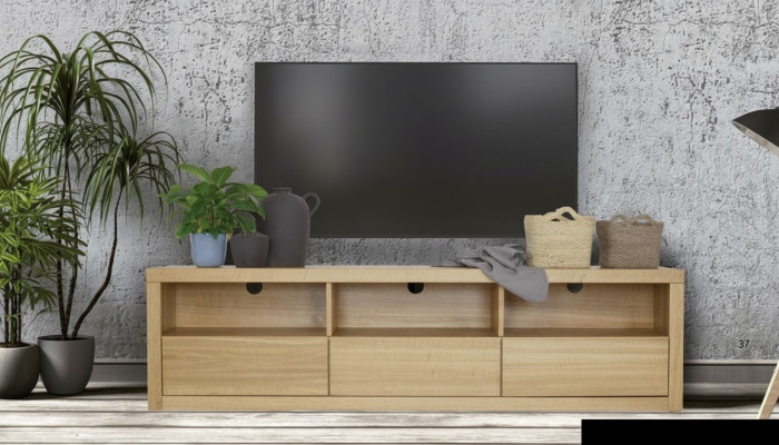 Meuble TV design, buffet TV, commode, étagère basse, planche de luxe pour salon, armoire.