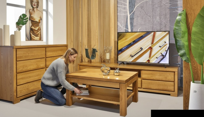 Table d'appoint Table basse Bois massif Meubles en chêne 120x80cm Tables neuves