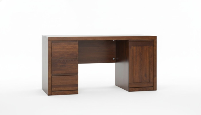 Tableau Bureau Table en bois Bureau d'ordinateur Bois massif Bureau de bureau Mobilier de bureau Tables